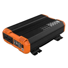 Fchao 3000 W Reiner Sinuswellen - Kfz - Inverter - 12 V auf 230 V mit LCD - Anzeige & Fernbedienung für Zuhause & Wohnmobile