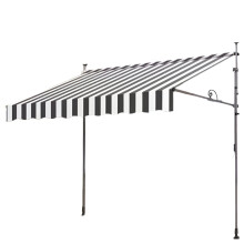 Foldable Telescopic Awning: No-Punch Installation Sunshade for Outdoor Garden & Balcony
