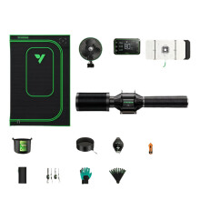Wi‑Fi - integriertes Smart Grow Tent Kit 4x2ft - Automatisches 2 - Pflanzen - System mit Vollspektrum - Wachstumslicht & Zirkulation