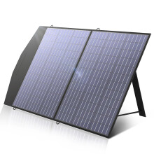 ALLPOWERS 100 W Tragbares Solar - Panel - Ladegerät für Autos - 18 V/12 V DC - Stromstation für Outdoor - Reisen & Camping