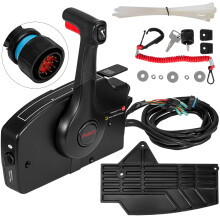 Mercury 4000 Series 15ft Outboard Engine Throttle Control with Power Trim & 14-Pin Wire Harness (881170A13)