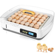 Volledig automatische eierkwekerij voor 35 eieren met temperatuur- en vochtigheidsregeling en automatische eieromkering voor kippen en eende