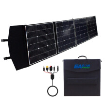 Tragbares Faltbares Solarmodul - Ladegerät 18 V 100 W/200 W - Wasserdichte Outdoor - Stromstation für Camping, Batterien & Telefone