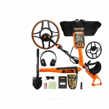 Advanced Professional Rechargeable Metal Detector with IP68 Waterproof Coil, Adjustable 39-50 Inch Length, LCD Display & 7 Detection Modes f