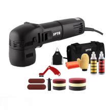 Compact 780W Dual Action Car Polisher with Sponge Buffing Pads - 3 Electric Mini Orbital Waxing Machine