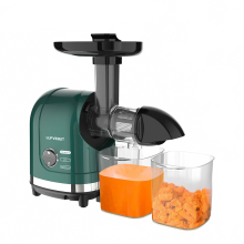 Cold Press Slow Juicer: Gemakkelijk schoon te maken elektrische citruspers voor vers fruitsap en groentesap, 50 RPM schroefextractor
