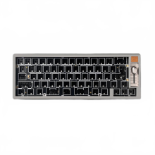 Chosfox FOX65 QMK VIA aangepaste mechanische toetsenbordkit - Hot-swappable bedrade RGB gamingtoetsenbord met aluminium frame en gasket-mont