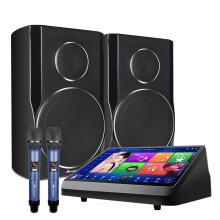 Ultiem alles-in-één karaoke systeem: Inandon KTV-speler met 18,5 inch touchscreen, draadloze microfoons en 4TB opslagruimte