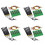 20-Pack 2.4GHz Wireless DMX 512 Transmitter & Receiver PCB Module with Antenna for Stage Lighting 1