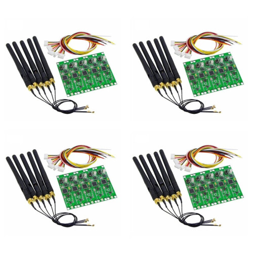 20-Pack 2.4GHz Wireless DMX 512 Transmitter & Receiver PCB Module with Antenna for Stage Lighting