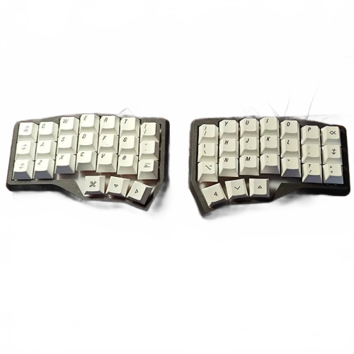 Ergonomic Split Mechanical Keyboard Kit - 48-Key Hot-Swappable Gasket Wireless ZMK, Customizable for Gaming