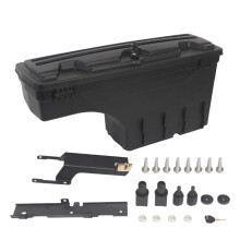 Nissan Titan 2017-2021 ABS Truck Bed Storage Box - Key Lockable, Waterproof Toolbox in Black