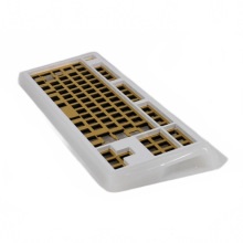 EO87 V3 Aluminium Mechanisch Toetsenbord Kit met Transparante Acryl Behuizing en Gestraalde Afwerking