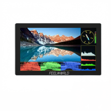 Feelworld P6X 5.5 Aluminium Veldmonitor - 1000nit Helderheid, 4K DSLR Compatibel, 3D LUT Touchscreen, 1920x1080 Resolutie