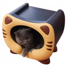 All-Season Universal Cat Litter House: Semi-Enclosed Warm Villa for Stray and Domestic Cats