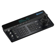 Dannovo NDI IP POE Toetsenbordcontroller met - VISCA ONVIF PTZ Joystick, IP RJ45 RS232 RS422 485DN IPKB026 NDI