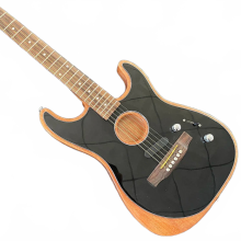 Multi - Color Semi Hollow E - Gitarre mit Deep C Hals & Rosenholz - Griffbrett - Hochwertig, verfügbar