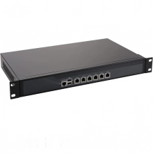 Partaker R11 Intel Core i7 7500U 1U Firewall Server: High-Performance VPN Router with 6 Gigabit LAN Ports, Mikrotik & pfSense ROS