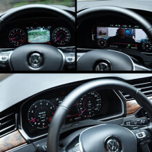 Wowuseful 12.3 LCD Digital Dashboard Cluster for VW Polo & Amarok (2008-2018), Seat Leon (2013-2018), Ibiza Panel Cockpit