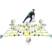 Elite voetbalkeeper trainingsset: rebound keten en reactie schot tools