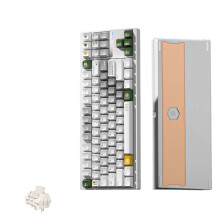 FuryCube GT80 CNC Aluminium Behuizing Elektroforese Proces PBT RGB HiFi Geluid 2.4G Drie-modus Mechanisch Toetsenbord