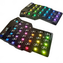 Cornev3 Laag Profiel Bluetooth Split Mechanisch Toetsenbord Kit met RGB Achtergrondverlichting