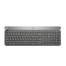 Logitech Craft Intelligent Wireless Toetsenbord - 104 Toetsen, Bluetooth Dubbel Modus, Multi-Device Compatibiliteit voor Stil Thuiswerken