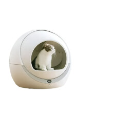 Slim zelfreinigende kattenbak met automatisch ronddraaiend systeem en afneembare lade
