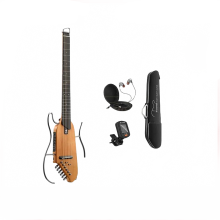 Donner HUSH - I Headless Silent Travel Guitar - Ultra - leichte akustische E - Gitarre mit abnehmbarem Rahmen
