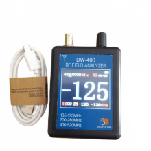 High Sensitivity Field Strength Meter - DW 400 Radio Signal Detector with 126dB Dynamic Range