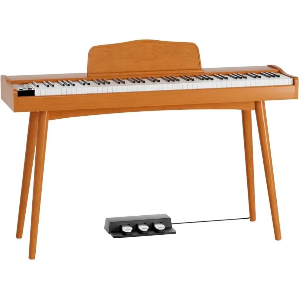Compact 88-Key Digital Piano with Weighted Hammer Action - I for Beginner Students