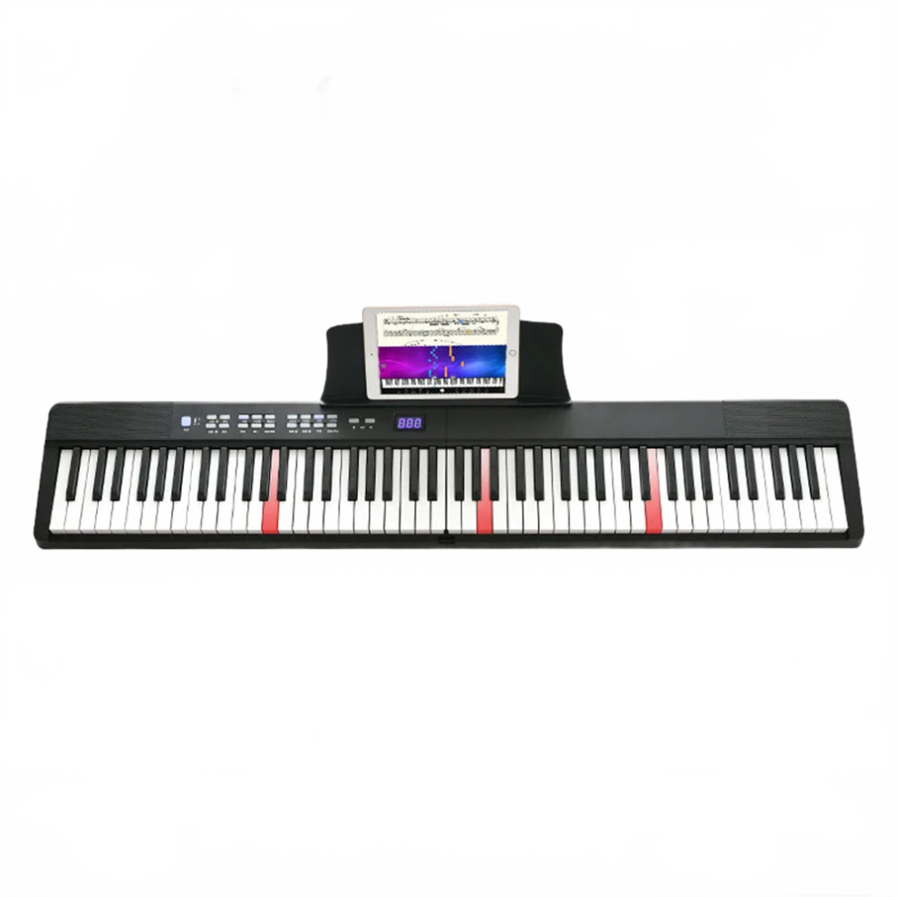 Compact 88-Key Foldable MIDI Controller & Digital Piano Synthesizer Keyboard