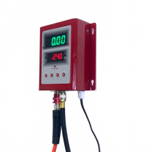 Wandmontierter automatischer digitaler Reifenfüller: Elektrische Luftpumpe für Autos aus Zinn für Tankstellen