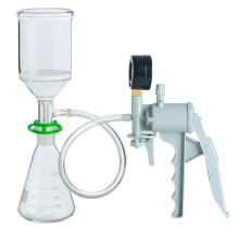 1000 ml Sandkernfiltereinheit mit Vakuumpumpe – Komplettes Laborgerätsatz für die Lösemittel - Filtration