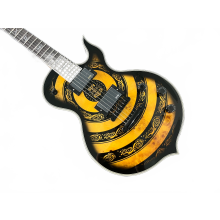 Zakk Black chinesische E - Gitarre - Mahagoni - Korpus & Ahorn - Hals, 6 Saiten, Premium - Hardware