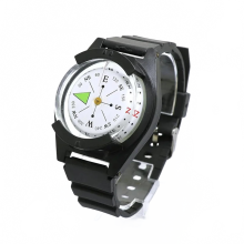 High-Precision Multifunctional Waterproof Black Compass for Camping & Mountaineering - Essential Survival Tool