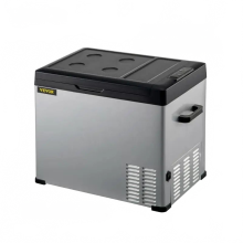 Compacte multi-grootte auto koelkast - 30L/40L/50L draagbare mini koelkast vriezer, 12V/24V DC en 110V/240V AC koeler voor outdoor avonturen