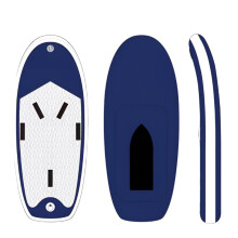 Hoogwaardige opblaasbare foil surfplank met koolstofplaat - Perfect voor kiteboarden, 160 cm