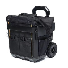 Pro Organizer: Wheeled Tool Bag & Trolley with Trailer for Electricians & Fishing Gear