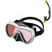 Ultra Low Volume Free Diving Mask with Rimmed Glasses - Snorkeling Goggles for Adults, Perfect for Scuba and Free Breath Diving