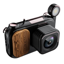 NVC300 5K Digital WiFi Camcorder - Vintage 96MP Camera with 500m Infrared Night Vision & Monocular Telescope for Camping