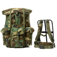 Militärischer ALICE Große Taktik - Rucksack mit Rahmen - Woodland Flecktarn Tarnmuster für Überleben und Kampf