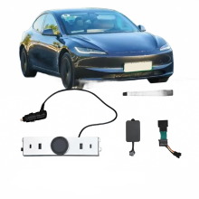 Tesla Model 3 Highland LCD Gear Shift Button Control Docking Station with USB Type-C Port - 2-in-1 Shift Knob & Charging Accessory