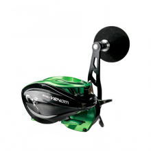Haibo Venom Salzwasser - Baitcasting - Rolle – Tiefsee - Eisenplatte, 8+1 Kugellager, Maximalzug 12 kg, Wassertropfen - Design