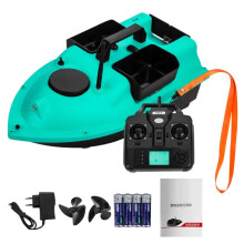 High-Performance GPS Fishing Bait Boat with 500m Remote Control & Triple Bait Containers - Automatic Fish Finder Feeder RC Boat