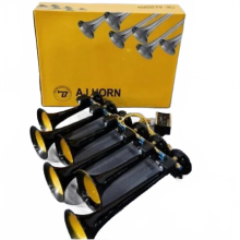 36 - Ton Elektronischer Auto - Musik - Horn mit Metallrohren & Knopfschalter