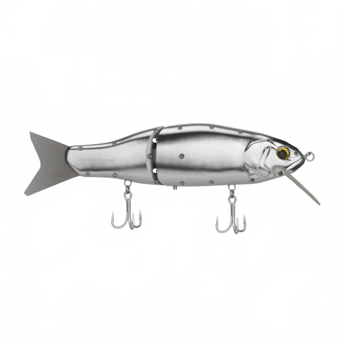 Gomexus CyberBait 240 Aluminium - Schwimmköder mit Lip - Tails – Premium - Metall - Gleitle - Köder