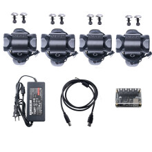 Universeel USB Plug & Play Trillingskit voor Sim Racing Gamezetels - Compatibel met Thrustmaster, Moza, Simagic, Fanatec