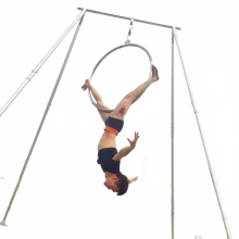 Ultimate Satin Aerial Yoga Hängematte & Rigging - Kit für Outdoor - Fitness und Geschäftsveranstaltungen