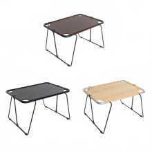 Tryhomy draagbare vouwtafel van aluminiumlegering - multifunctioneel vlindervormig ontwerp voor kamperen en buitenavonturen